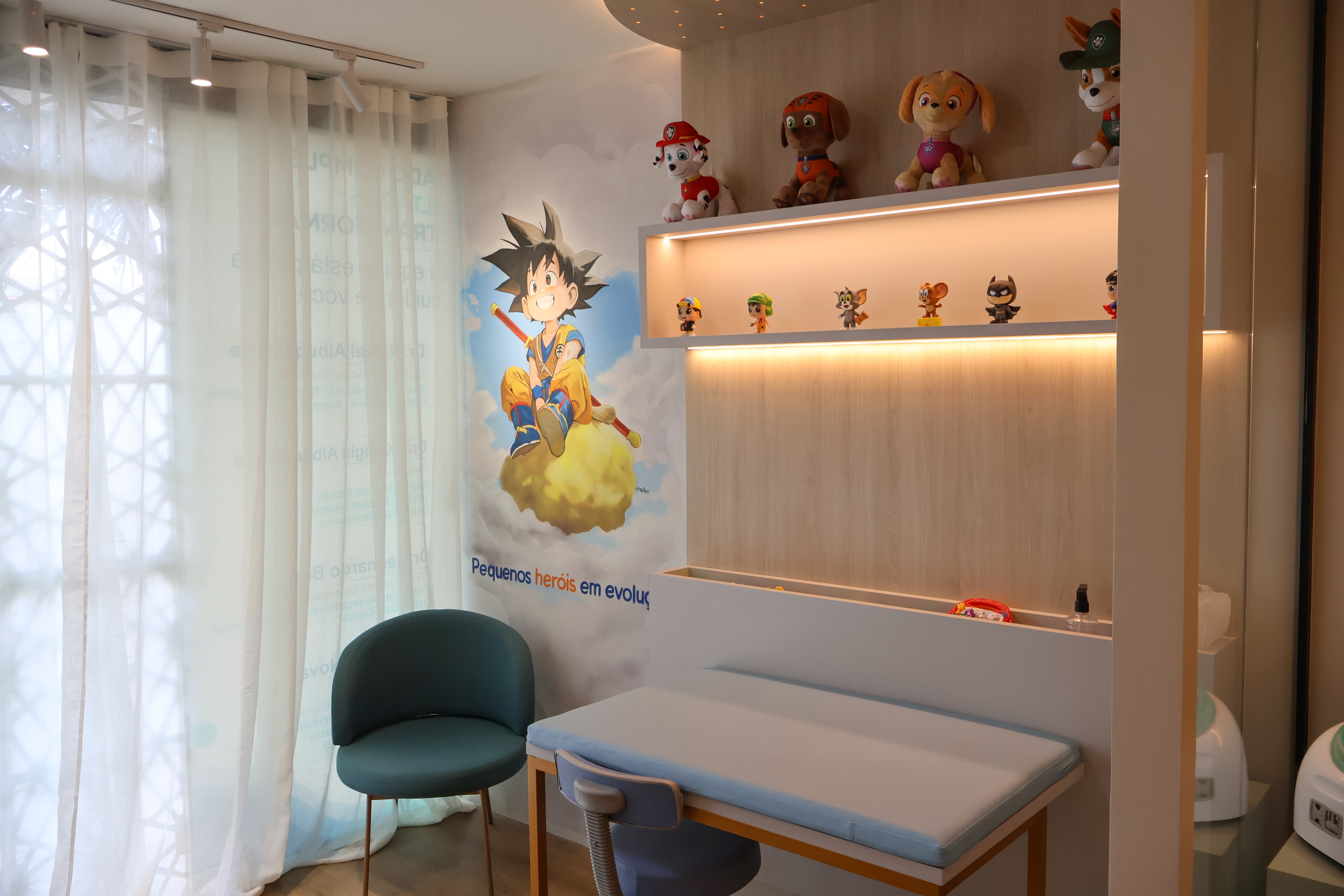 Sala de atendimento pediátrico